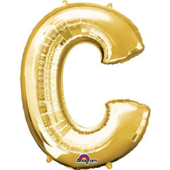 Anagram Supershape Balloons Gold - Letter C 32inch 32951 - Colorland Toys