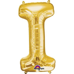 Anagram Supershape Balloons Gold - Letter I 32inch 32964 - Colorland Toys