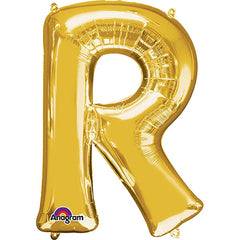 Anagram Supershape Balloons Gold - Letter R 32inch 32982 - Colorland Toys