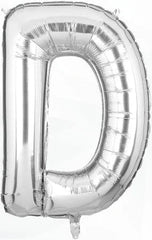 Anagram Supershape Balloons Silver - Letter D 33inch 32952 - Colorland Toys