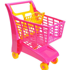 Androni Supermarket Trolley 1 Pcs - Assorted Colour - Colorland Toys