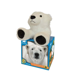 Animal Planet Polar Bear Plush & Prime 3D Puzzle 48 Pieces 15808 - Colorland Toys