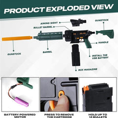 Apex Gun With Soft Bullet Play Set 78812 - Colorland Toys