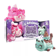 Aphmau MeeMeow Plush 3-Pack Sparkle Ice Cream 6-Inch BON-60203IC - Colorland Toys