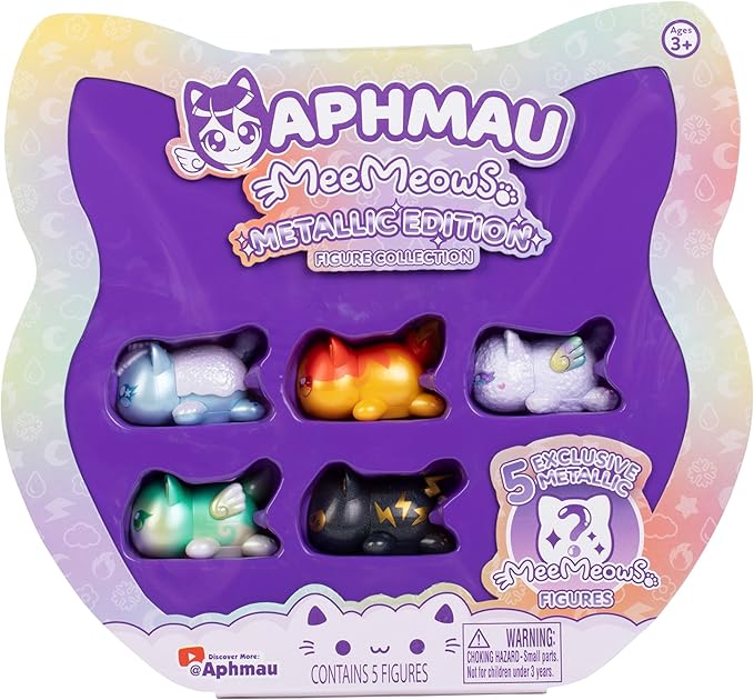 Aphmau Mystery Meemeow Figures Multi - Pack Elemental Glow Party BON - 612153 - Colorland Toys