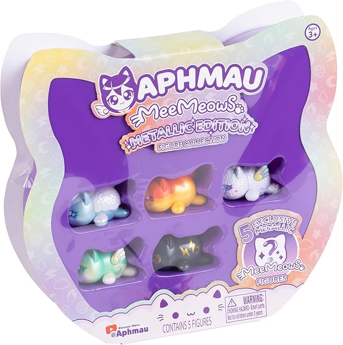 Aphmau Mystery Meemeow Figures Multi - Pack Elemental Glow Party BON - 612153 - Colorland Toys