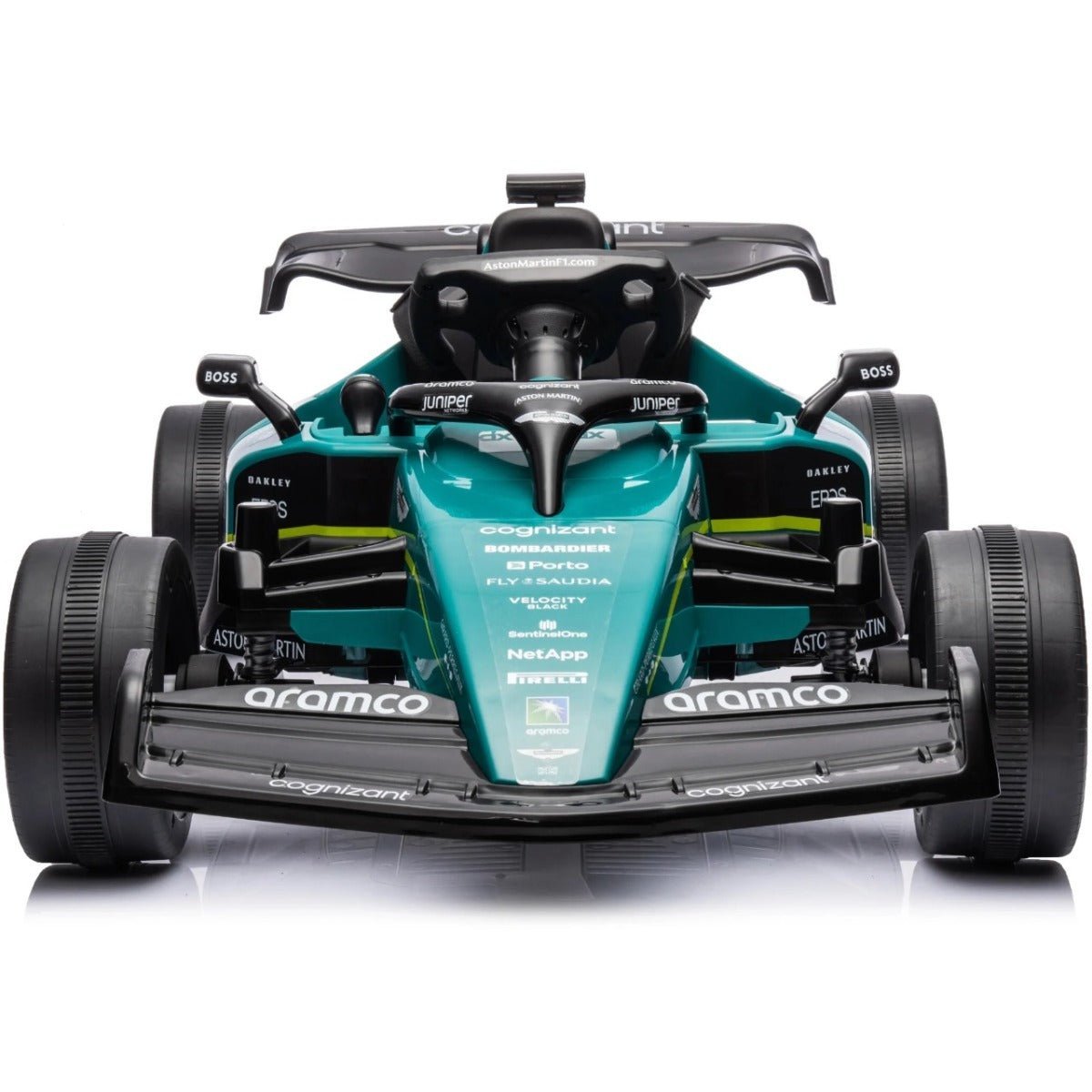 Aston Martin F1 Go Kart Rideon Car Green JE1599 - Colorland Toys