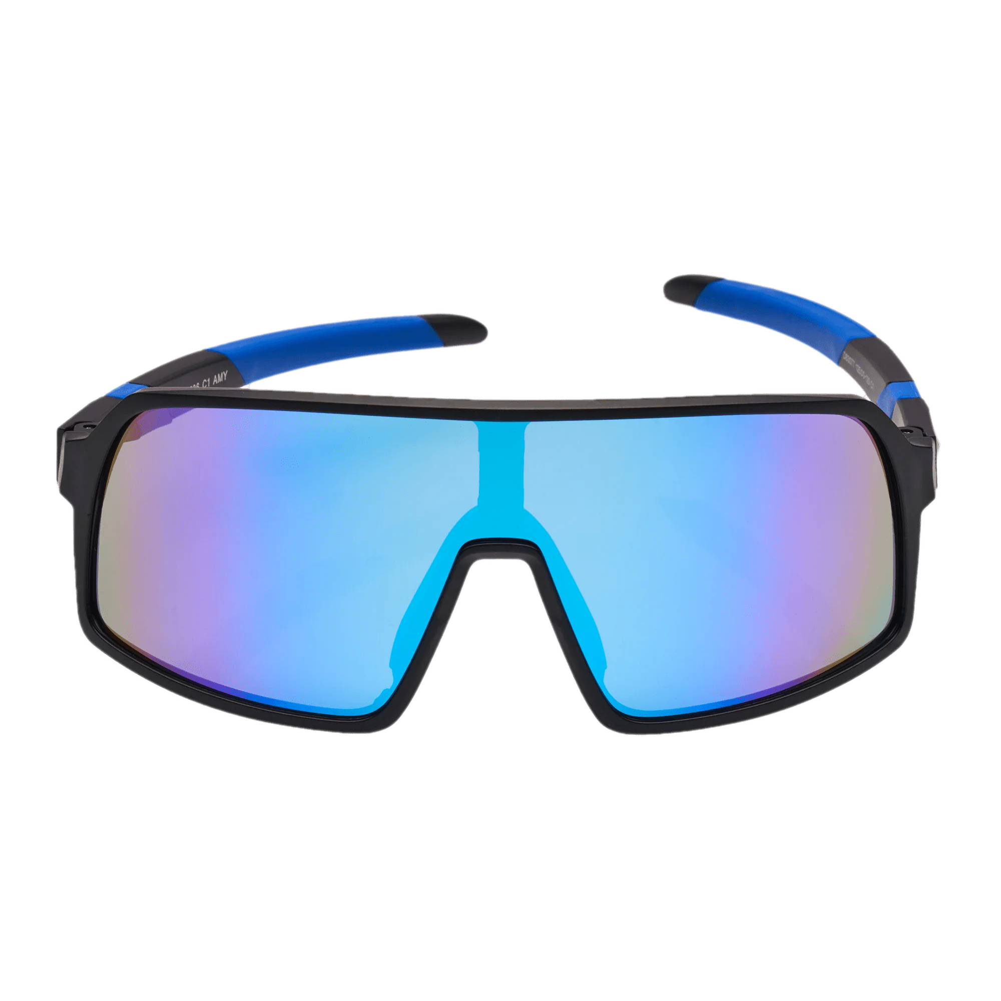 Atom Kids Polarized Sports Sunglasses 100% UV 400 Protection - Black & Blue AK14 - 1 - Colorland Toys
