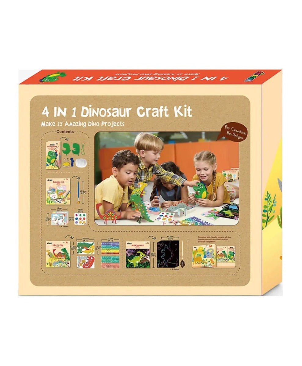 Avenir 4 in1 Dinosaur Craft Kit AVCH221773 - Colorland Toys