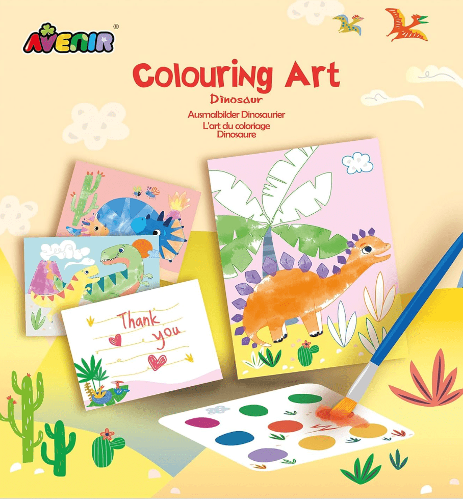 Avenir 4 in1 Dinosaur Craft Kit AVCH221773 - Colorland Toys