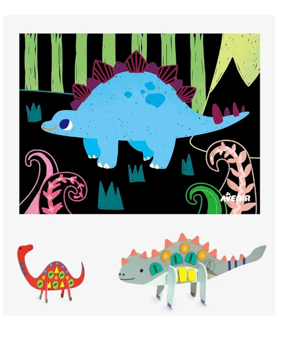 Avenir 4 in1 Dinosaur Craft Kit AVCH221773 - Colorland Toys