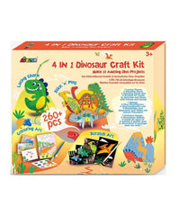 Avenir 4 in1 Dinosaur Craft Kit AVCH221773 - Colorland Toys