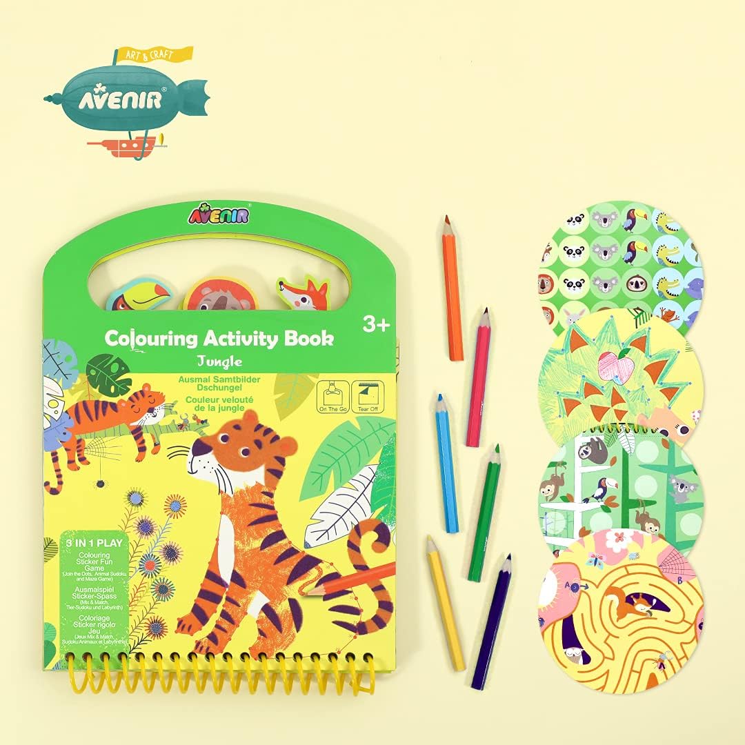 Avenir Activity book Jungle AVCH201741 - Colorland Toys