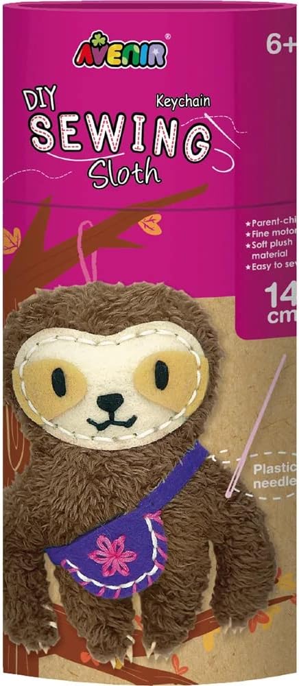 Avenir My First Sewing Doll - Sloth AVCH1624 - Colorland Toys