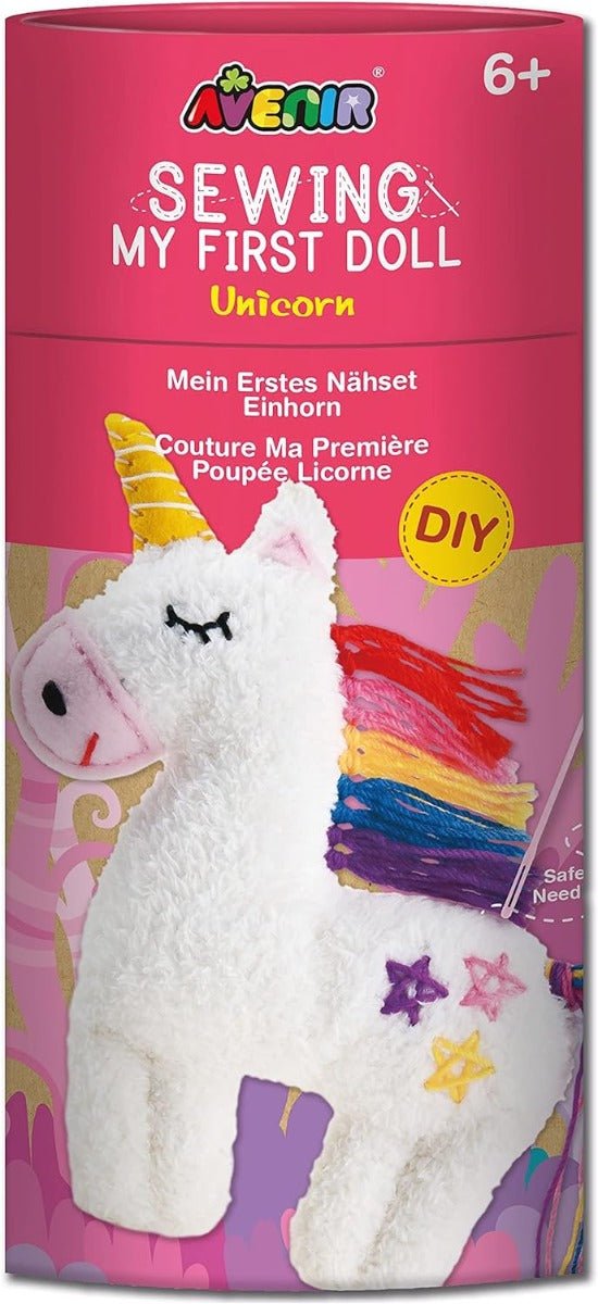 Avenir My First Sewing Doll - Unicorn AVCH1620 - Colorland Toys