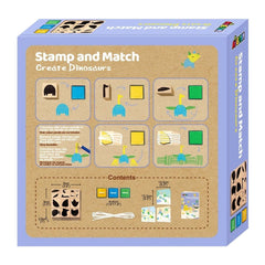 Avenir - Stamp&Match Set - Create Dinosaurs AVCH201763 - Colorland Toys