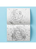 Axolotls and Friends Colouring Set with Lap Desk HBM00136 - Colorland Toys