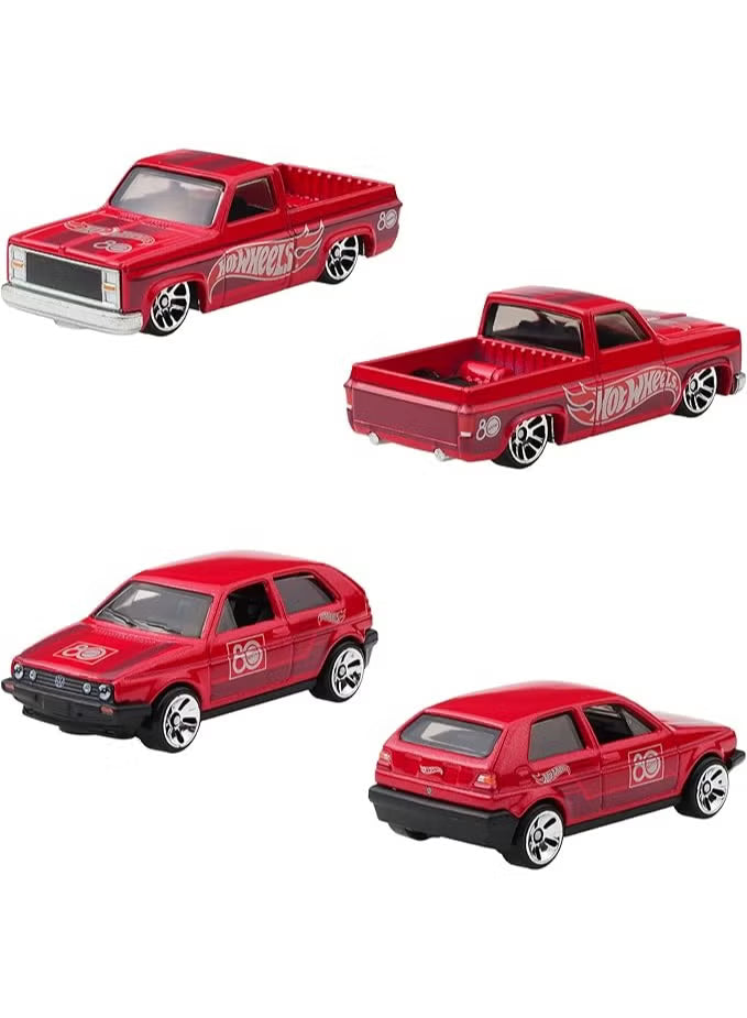 Hot Wheels Themed Mattel 80th 1:64 Scale JGK09 - Colorland Toys