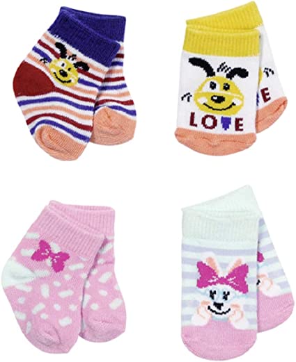 Baby Born 2 - Pair Socks Asst 43cm ZPF - 831755 - Colorland Toys
