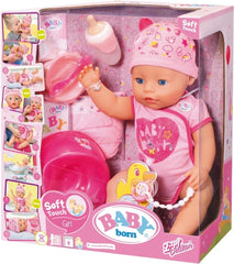 Baby Born Soft Touch Girl Doll With Blue Eyes - Colorland Toys