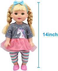 Baby Maziuna Little Darlings Tea Party 14inch BM3738 - Colorland Toys