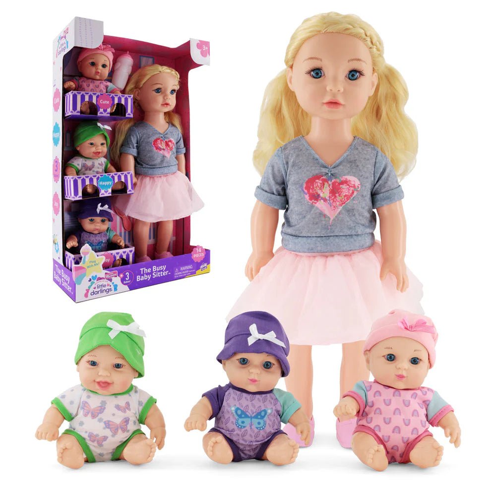 Baby Maziuna The Busy Baby Sitter 18 & 8 - Inch BM9010 - Colorland Toys