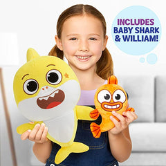 Baby Shark's Big Show Sing & Swing Baby Shark & William Plush 61337 - Colorland Toys