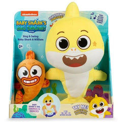 Baby Shark's Big Show Sing & Swing Baby Shark & William Plush 61337 - Colorland Toys