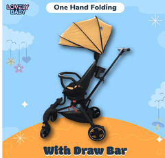 Baby Stroller Yellow LB - 919 - Colorland Toys