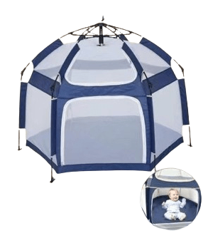 Babyip Dual Use Baby Tent Blue P5451/7719 - Colorland Toys