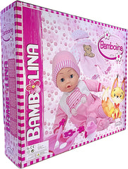 Bambolina Camelia Talking Doll Set w/ 50 Words BD1392 - Colorland Toys