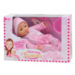 Bambolina Jasmine Baby with Accessories 38cm BD358 - Colorland Toys