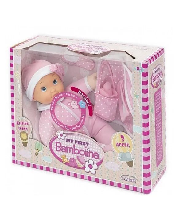 Bambolina My First Bambolina Doll Set with Kissing Sounds FB372 - Colorland Toys