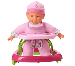 Bambolina Royal Baby Doll with Walker and Accessories 11 - Inch BD1830/BAM128347 - Colorland Toys