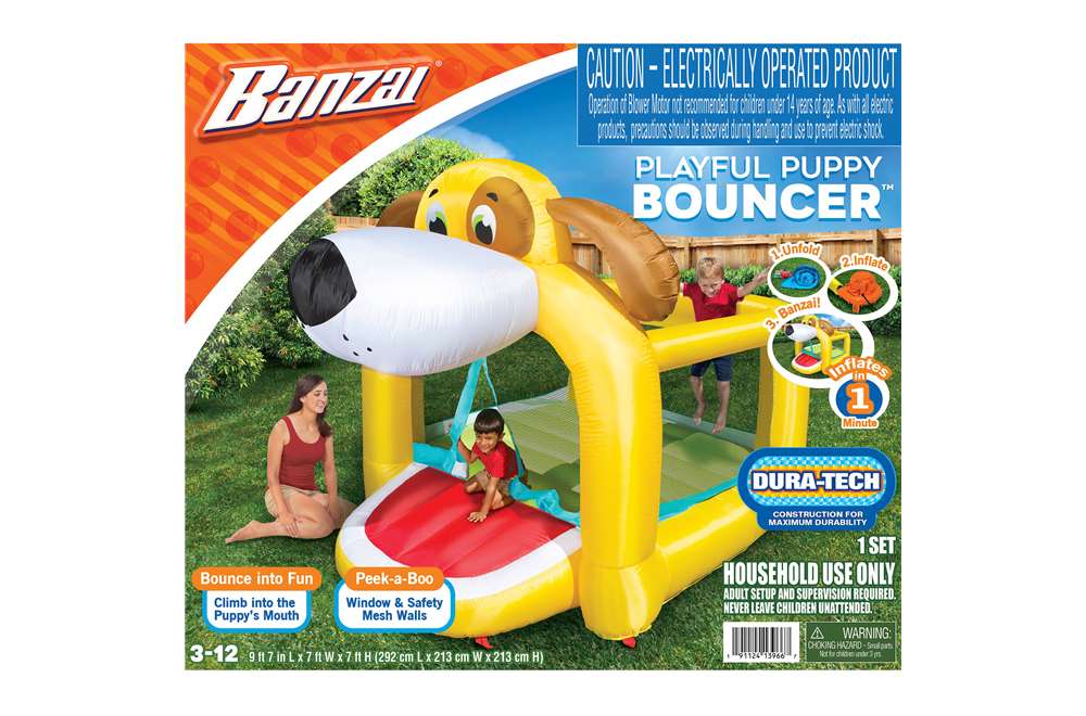 Banzai Playful Puppy Bouncer 13966 - Colorland Toys