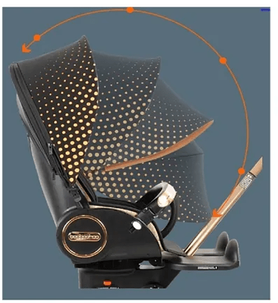 Baobaohao Foldable Stroller Carriage - Brown V9 - Colorland Toys