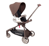 Baobaohao Foldable Stroller Carriage - Brown V9 - Colorland Toys