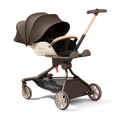 Baobaohao Foldable Stroller Carriage - Brown V9 - Colorland Toys