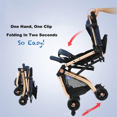 Baobaohao Kids Stroller Black QZ1 - PRO/S4716 - Colorland Toys