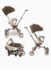 Baobaohao Trolley 2 - Way Stroller Brown V7/S5327 - Colorland Toys