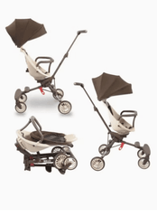 Baobaohao Trolley 2 - Way Stroller Brown V7/S5327 - Colorland Toys