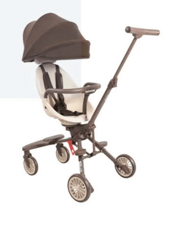 Baobaohao Trolley 2 - Way Stroller Brown V7/S5327 - Colorland Toys
