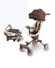 Baobaohao Trolley 2 - Way Stroller Brown V7/S5327 - Colorland Toys