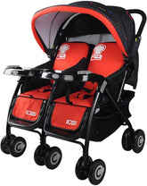 Baobaohao Twin Stroller Red 703A/S3938 - Colorland Toys