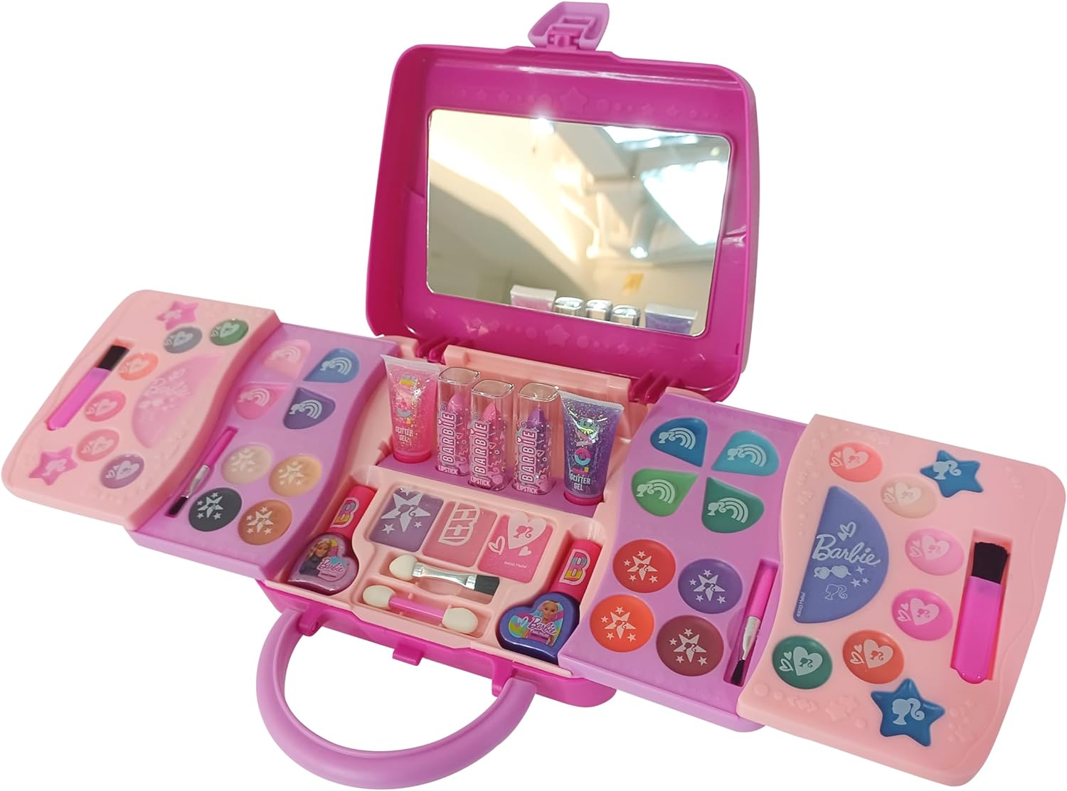 Barbie 5 Decks Sliding Handbag with Makeup CRP - 5705 - Colorland Toys