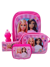 Barbie 5 in 1 Value Pack - Backpack 16 Inch FKVP - 02238 - Colorland Toys