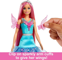Barbie A Touch of Magic Malibu Doll with Two Fairytale Pets HLC32 - Colorland Toys