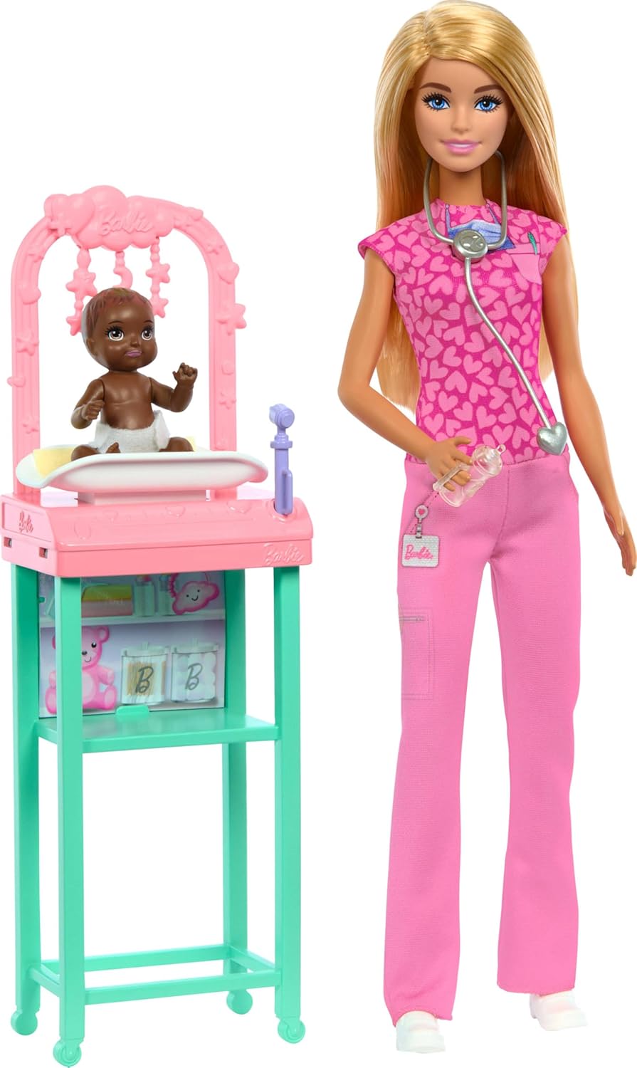 Barbie Baby Doctor - Blonde JCR72 - Colorland Toys