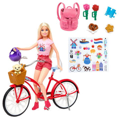 Barbie Bicycle with Doll - Colorland Toys
