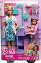 Barbie Careers Doll - Dentist Blonde HKT69 - Colorland Toys